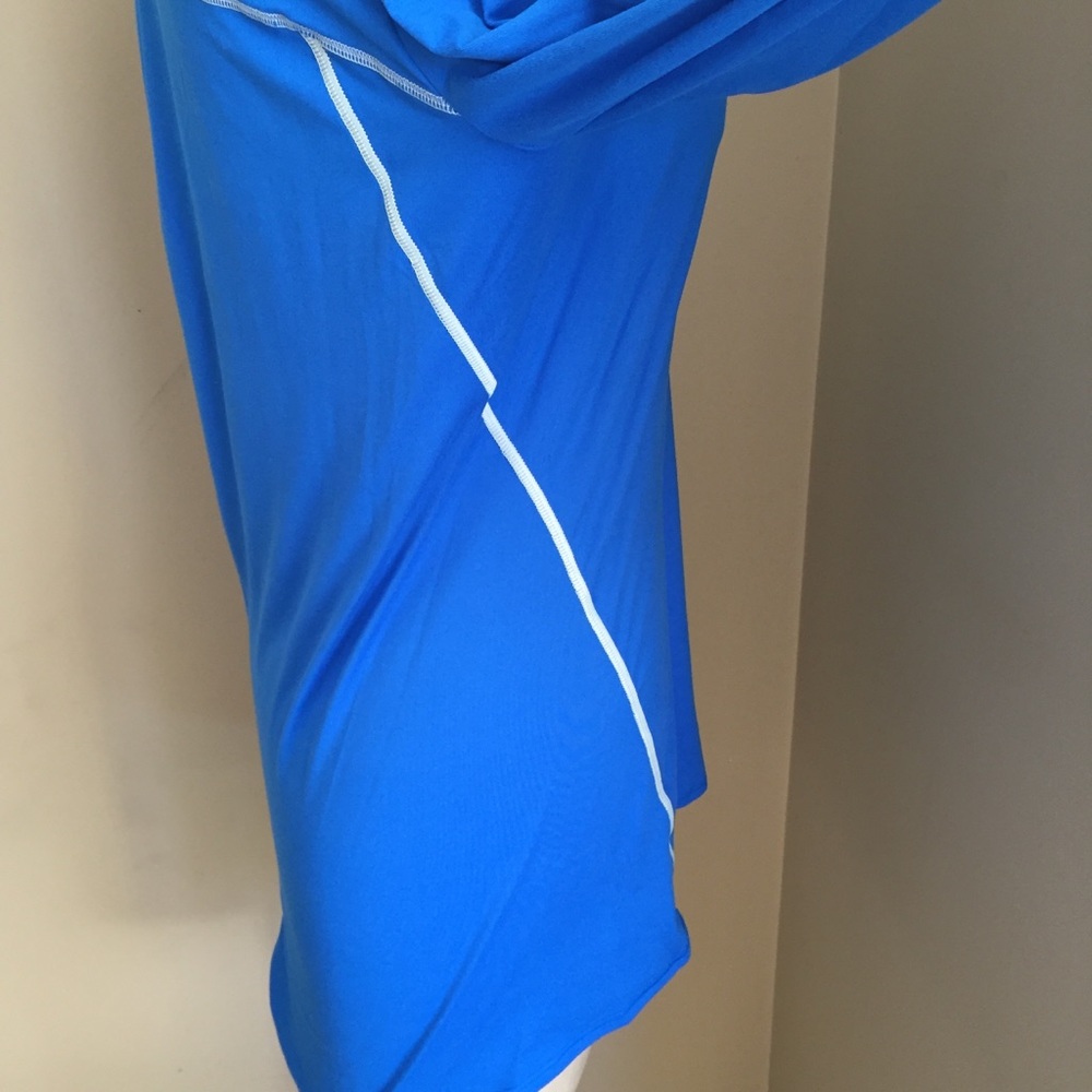 Athleta Blue long sleeve workout top shirt M - Picture 10 of 13